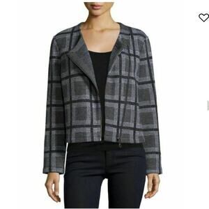 Joie Plaid Wool Jacket Medium Winter Workwear